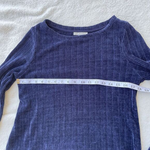 Dana Buchman Blue Super Soft Crew Neck Blue Sweater Women’s - Size M - Picture 5 of 7
